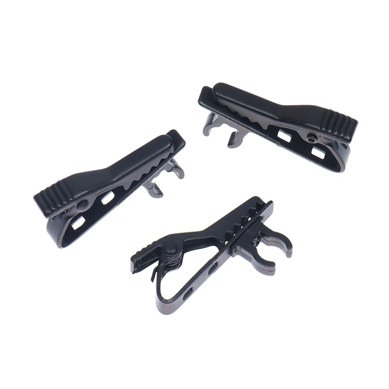 3pcs/set Metal Microphone Lapel Tie Clip Microphone Universal Replacement Clip for Lapel Lavalier Mic
3pcs/set Metal Microphone Lapel Tie Clip Microphone Universal Replacement Clip for Lapel Lavalier Mic
