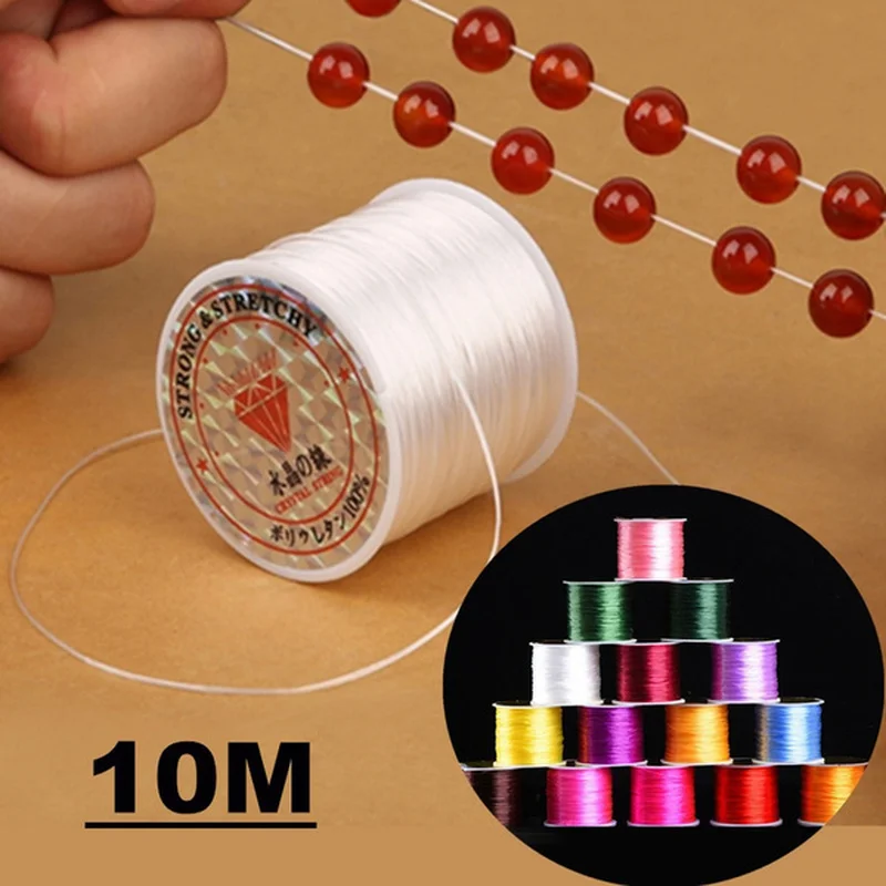 24 Colors Strong Elastic Crystal Beading Cord for Bracelets Diy Stretchy Thread String Necklace Jewelry Making Cords 10M
24 Colors Strong Elastic Crystal Beading Cord for Bracelets Diy Stretchy Thread String Necklace Jewelry Making Cords 10M