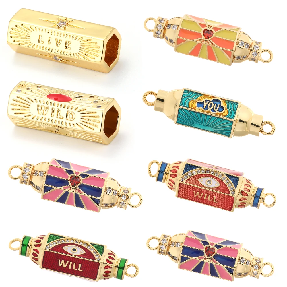 10pcs Pop Art Diy Pendant Charms Jewelry Making Supplies Necklace Bracelet Bead Connector Heart Color Letter Copper 2021
10pcs Pop Art Diy Pendant Charms Jewelry Making Supplies Necklace Bracelet Bead Connector Heart Color Letter Copper 2021