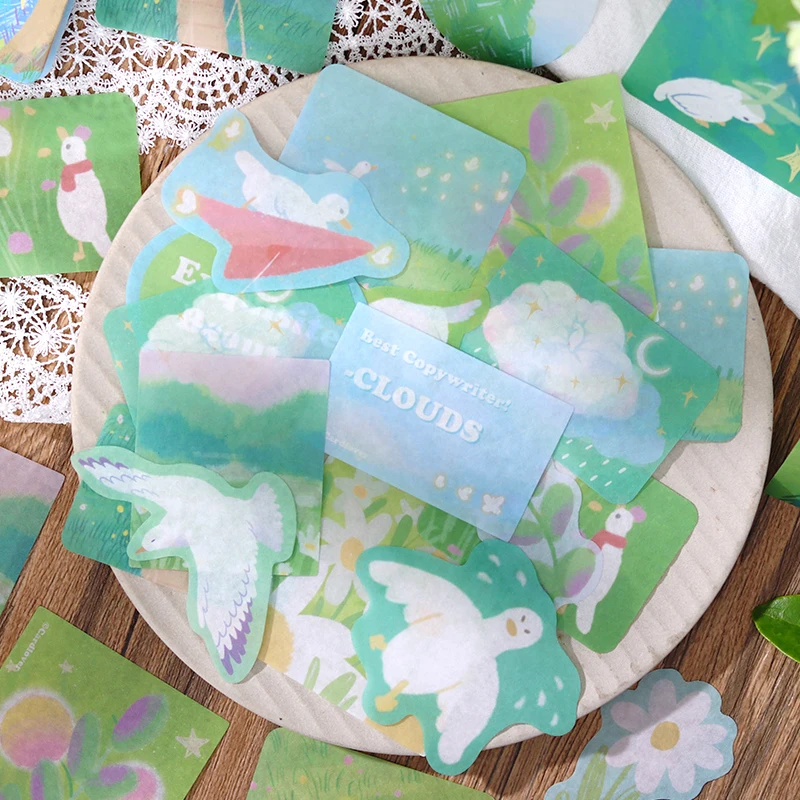 40 шт. винтажных стикеров JIANQI в виде пуль для записей, скрапбукинга, серия «История леса», «сделай сам», Декор, дневник, наклейки, эстетика
40 шт. винтажных стикеров JIANQI в виде пуль для записей, скрапбукинга, серия «История леса», «сделай сам», Декор, дневник, наклейки, эстетика