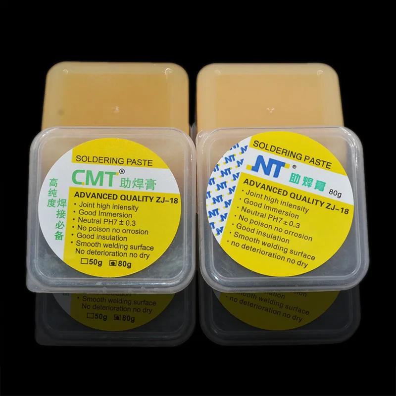 ZJ-18 80g Environmental Soldering Solder Welding Flux Paste Grease Gel Solder Paste for Bga Rework Station
ZJ-18 80g Environmental Soldering Solder Welding Flux Paste Grease Gel Solder Paste for Bga Rework Station