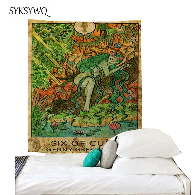 Tapiz tarot Настенный Ковер, Гобелен Мандала, украшение для гостиной, украшение, одеяло Мандала
Tapiz tarot Настенный Ковер, Гобелен Мандала, украшение для гостиной, украшение, одеяло Мандала