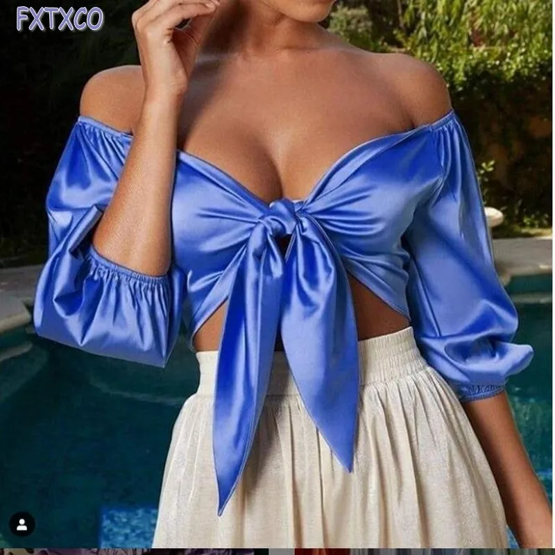 Aso Ebi Plus Size Royal Blue Women Shirt Off The Shoulder Half Sleeves Chiffon Casual Blouse Fashion Women Top For Party
Aso Ebi Plus Size Royal Blue Women Shirt Off The Shoulder Half Sleeves Chiffon Casual Blouse Fashion Women Top For Party