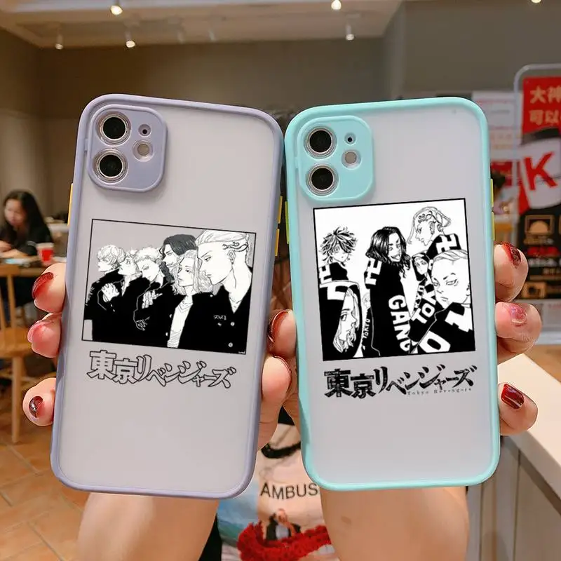 Tokyo revengers anime Phone Case For iPhone 12 11 Mini Pro XR XS Max 7 8 Plus X Matte transparent Gray Back Cover
Tokyo revengers anime Phone Case For iPhone 12 11 Mini Pro XR XS Max 7 8 Plus X Matte transparent Gray Back Cover