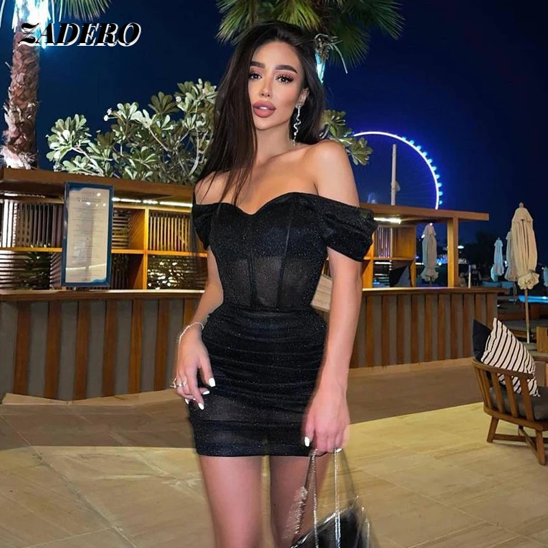 Sexy Off Shoulder Bodycon Puff Sleeve Dress for Women 2022Summer Strapless Backless Pleated Dresses Elegant Party Vestido Female
Sexy Off Shoulder Bodycon Puff Sleeve Dress for Women 2022Summer Strapless Backless Pleated Dresses Elegant Party Vestido Female