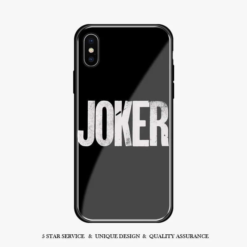 Joker 2019 Фильм Мягкий силиконовый стеклянный чехол для телефона iPhone SE 6 6S 7 8 Plus X Xr Xs 11