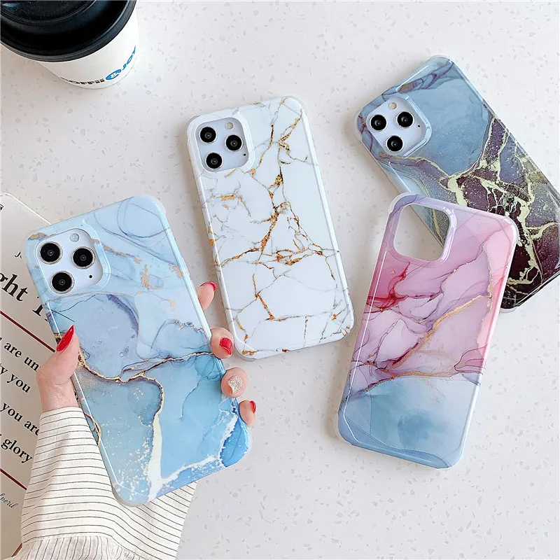 Fashion Golden Marble Anti-fall Case for iPhone 11 X XS XR 11 Pro Max 6 6s 7 8 Plus SE 2020 Covers Soft Silicone IMD Phone Cases
Fashion Golden Marble Anti-fall Case for iPhone 11 X XS XR 11 Pro Max 6 6s 7 8 Plus SE 2020 Covers Soft Silicone IMD Phone Cases