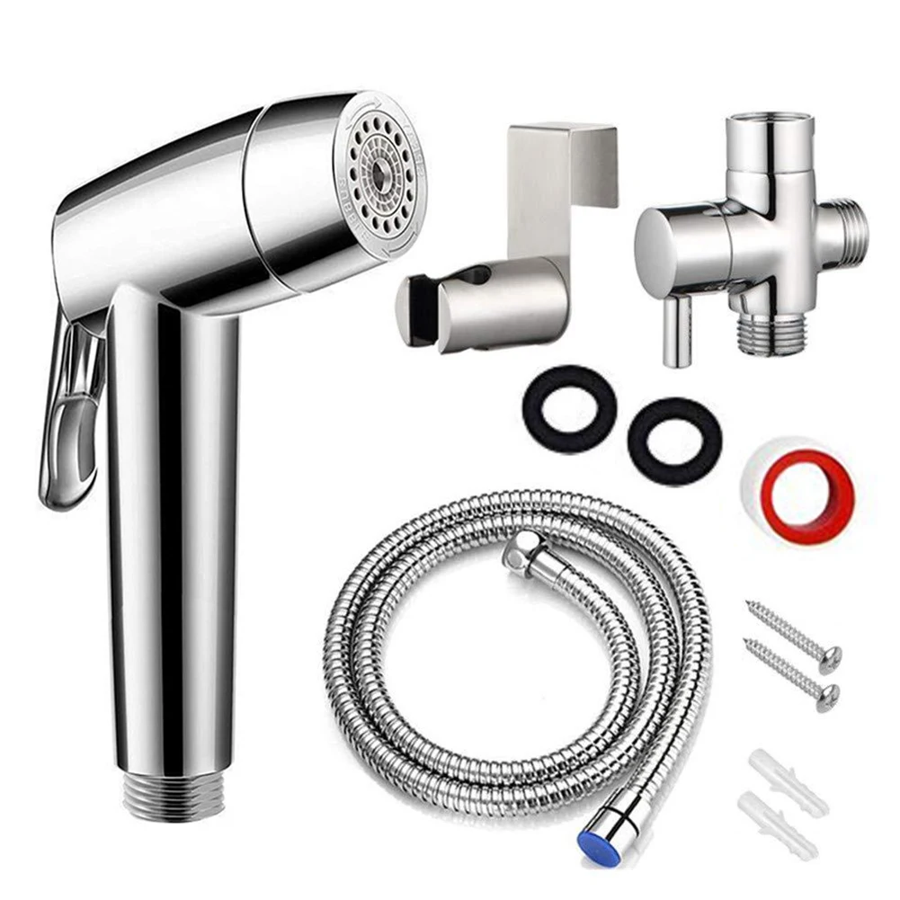 Bidet Sprayer Toilet Sprayer Kit Handheld Bidet Sprayer Kit with Accessories for Toilet Cloth Diaper Cleaning US Plug
Bidet Sprayer Toilet Sprayer Kit Handheld Bidet Sprayer Kit with Accessories for Toilet Cloth Diaper Cleaning US Plug