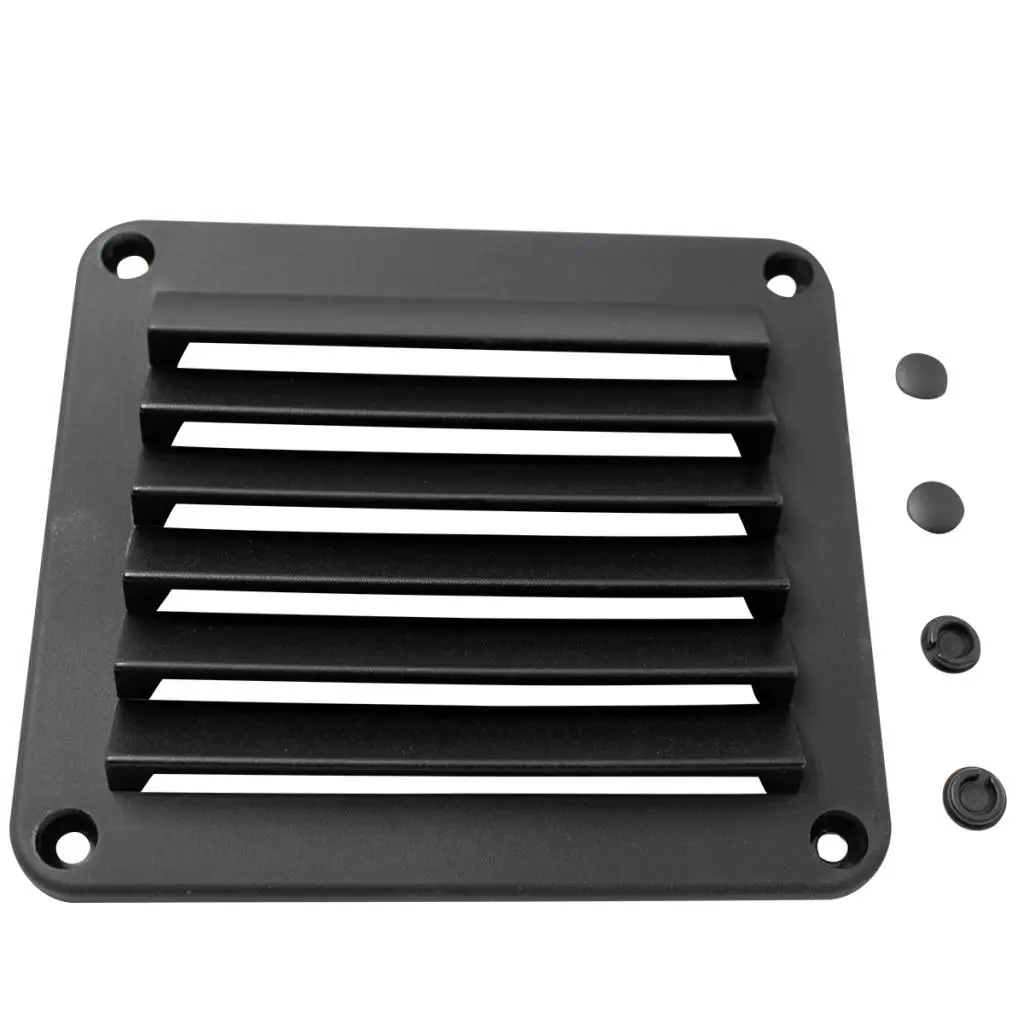 New Louvered Vents Round Hose Hull Air Vent Boat Black 5-1/2'' x 4-7/8'' | Автомобили и мотоциклы
