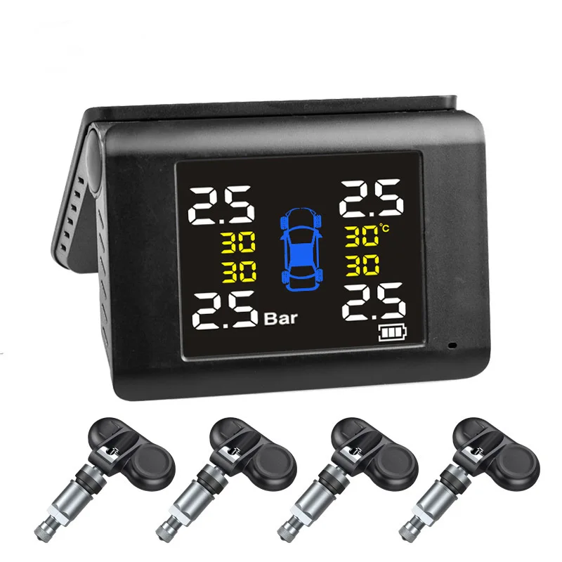 Auto car Tyre Pressure monitor Alarm System with 4 Sensors vehicle Tire Pressure sensor
Auto car Tyre Pressure monitor Alarm System with 4 Sensors vehicle Tire Pressure sensor