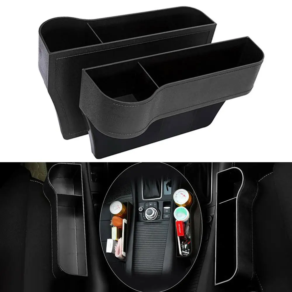 Left / Right Car Seat Crevice Gaps Storage Box ABS Plastic Auto Drink for Pockets Organizers Stowing Tidying Universal
Left / Right Car Seat Crevice Gaps Storage Box ABS Plastic Auto Drink for Pockets Organizers Stowing Tidying Universal