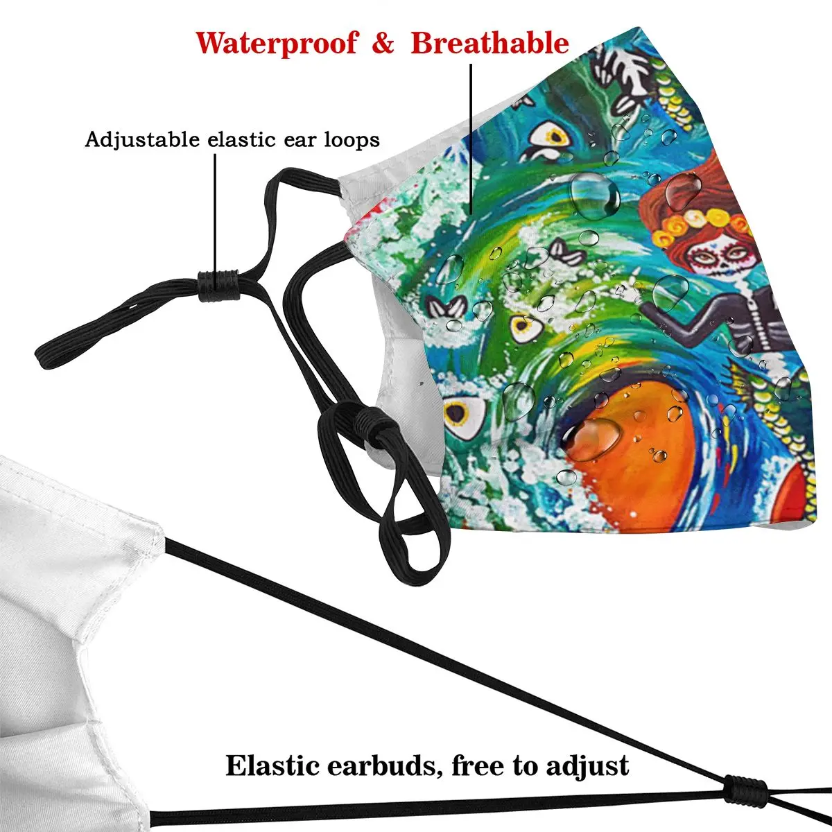 Surfing Dead Sugar Skull Dust Mask with PM2.5 Filter Activated Carbon for Adult Facemask Mouth Reusable
Surfing Dead Sugar Skull Dust Mask with PM2.5 Filter Activated Carbon for Adult Facemask Mouth Reusable