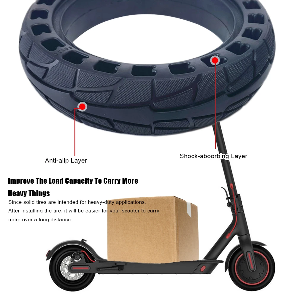 Electric Scooter Rubber Tire 8 1/2*2 Solid Tire Non-slip Shock Absorber Tyre for Xiaomi M365/PRO Electric Scooters Scooter parts
Electric Scooter Rubber Tire 8 1/2*2 Solid Tire Non-slip Shock Absorber Tyre for Xiaomi M365/PRO Electric Scooters Scooter parts