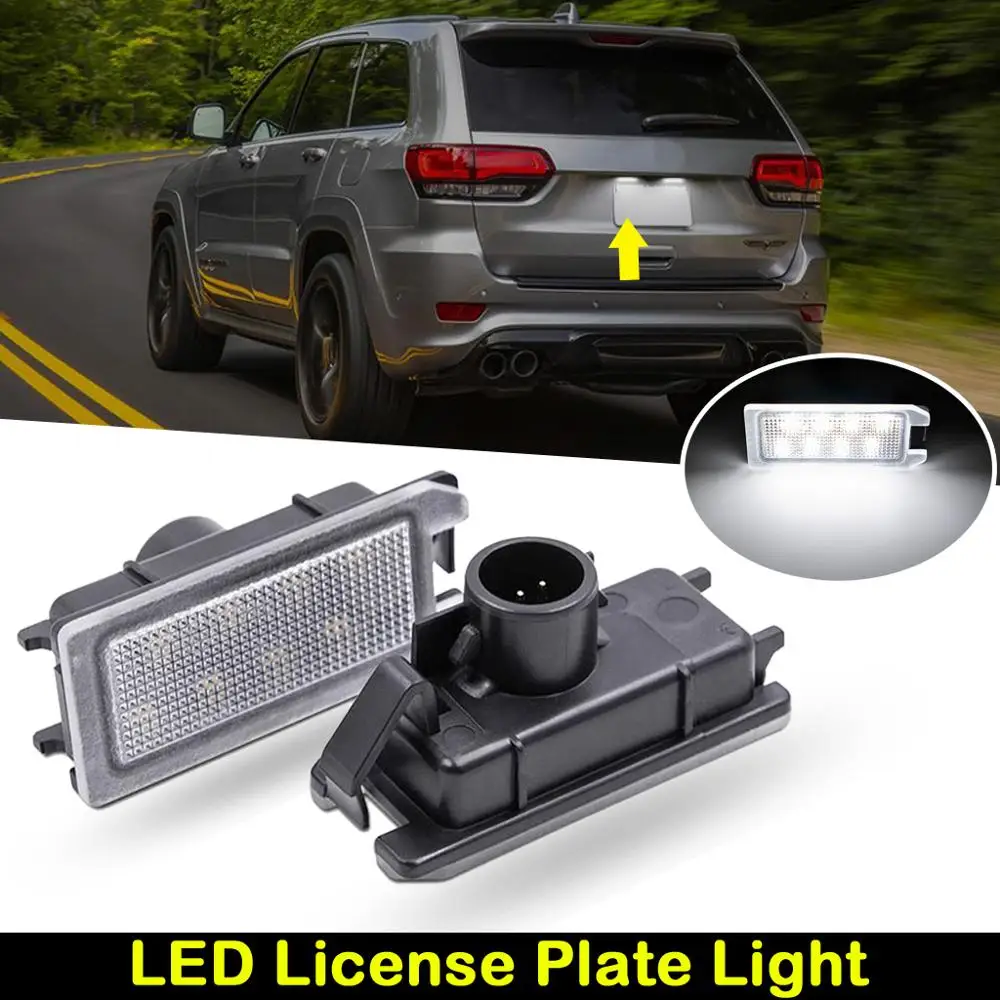 For Jeep Grand Cherokee Compass Patriot For Maserati Levante For Fiat 500 For Dodge Viper White LED license Number Plate Light
For Jeep Grand Cherokee Compass Patriot For Maserati Levante For Fiat 500 For Dodge Viper White LED license Number Plate Light