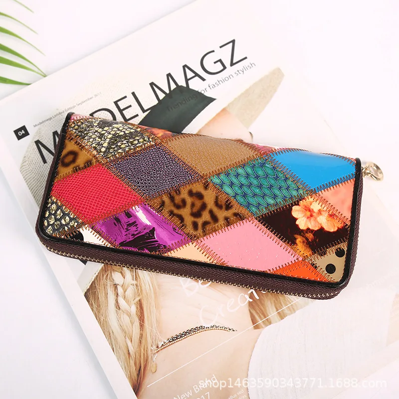 2021 New Genuine Leather Wallet Women Large Capacity Luxury Design Patent Leather Clutch Zip Crocodile Leather Women's Wallet
2021 New Genuine Leather Wallet Women Large Capacity Luxury Design Patent Leather Clutch Zip Crocodile Leather Women's Wallet