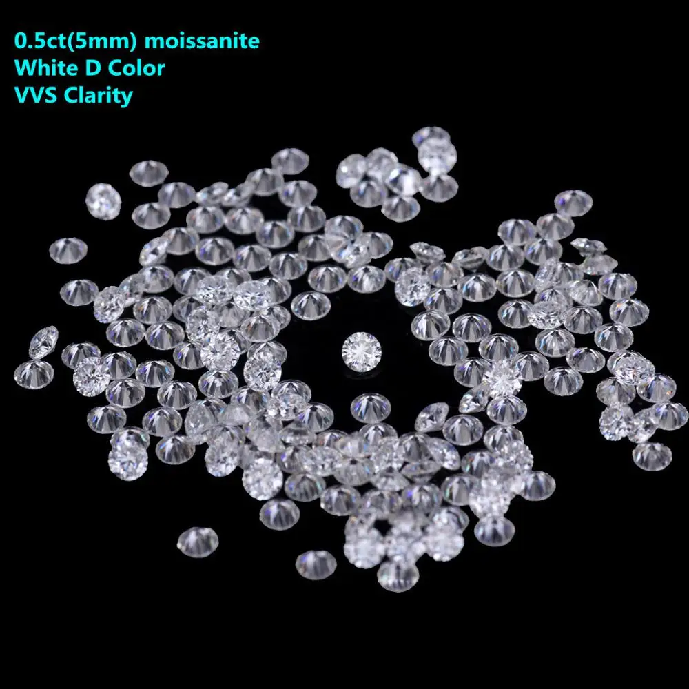 0.5 Moissanite Loose Stone White D Color VVS Moissanites Beads Diamond DIY Raw Material Hearts And Arrow Drop Shipping
0.5 Moissanite Loose Stone White D Color VVS Moissanites Beads Diamond DIY Raw Material Hearts And Arrow Drop Shipping