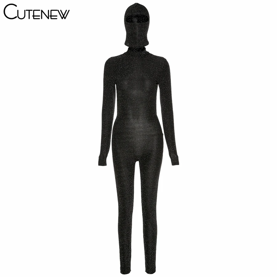 Cutenew Solid Color Shiny Sexy Bodycon Hooded Jumpsuit Women's Long Sleeve Backless Fashion Streetwear Skinny Slim Female Overol
Cutenew Solid Color Shiny Sexy Bodycon Hooded Jumpsuit Women's Long Sleeve Backless Fashion Streetwear Skinny Slim Female Overol