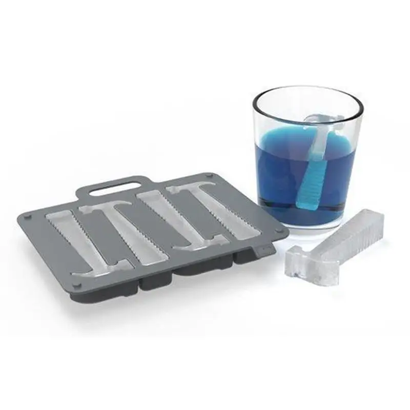 Hammer Shaped Ice Cube Tray Mould Reusable Silicone Ice Molds DIY Jelly Candy Mold Tool
Hammer Shaped Ice Cube Tray Mould Reusable Silicone Ice Molds DIY Jelly Candy Mold Tool