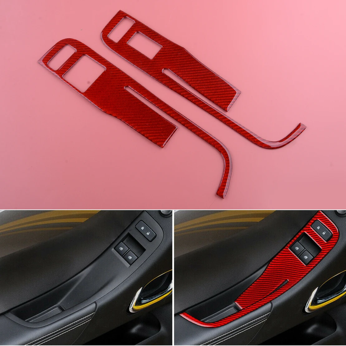 Красная панель переключателя управления передним стеклом из углеродного волокна для Chevrolet Camaro 2013, 2014, 2015, только левый руль, 1 пара
Красная панель переключателя управления передним стеклом из углеродного волокна для Chevrolet Camaro 2013, 2014, 2015, только левый руль, 1 пара