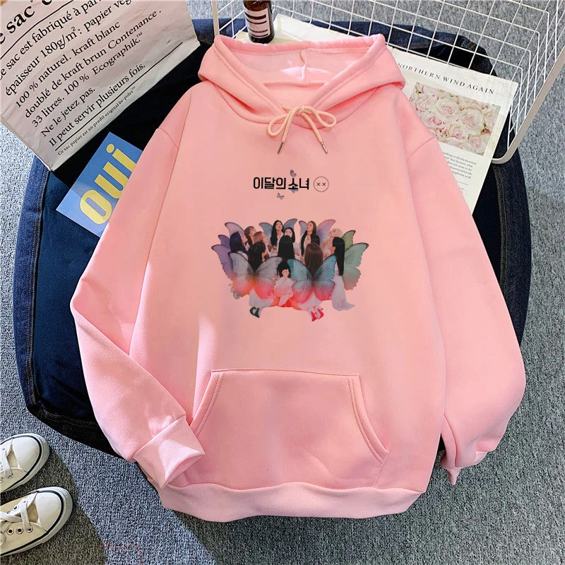 KPOP LOONA Butterfly X X Hip Hop Harajuku Oversized Hoodies Sweatshirt Korean Style Streetwear Sudaderas Cotton Winter Tops
KPOP LOONA Butterfly X X Hip Hop Harajuku Oversized Hoodies Sweatshirt Korean Style Streetwear Sudaderas Cotton Winter Tops