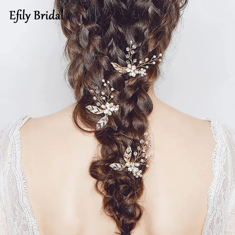 Handmade Pearl Hairpin Wedding Hair Accessories Bridal Headwear Gold Color Flower Crystal Hair Pin Women Jewelry Bridesmaid Gift
Handmade Pearl Hairpin Wedding Hair Accessories Bridal Headwear Gold Color Flower Crystal Hair Pin Women Jewelry Bridesmaid Gift