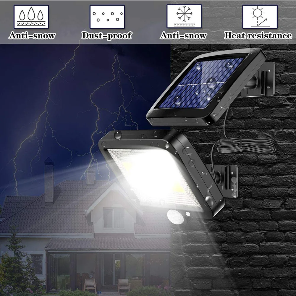 120LED Solar Powered Light Outdoors Motion Sensor Sunlight Waterproof Wall Emergency Street Security Lamp for Garden Decoration
120LED Solar Powered Light Outdoors Motion Sensor Sunlight Waterproof Wall Emergency Street Security Lamp for Garden Decoration