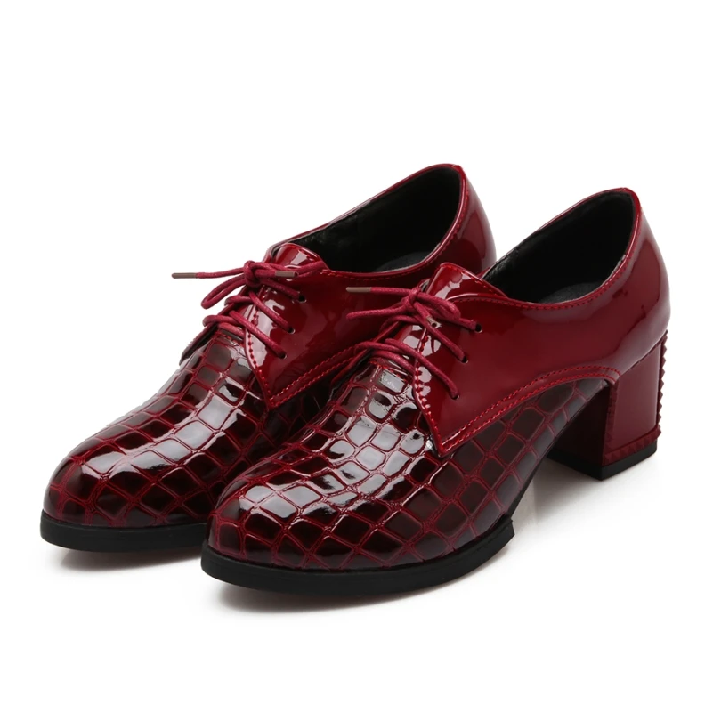 Dilalula Fashion Vintage Lace Up Ol Pumps Women Size 34 43 Western Style High Heels Dress Wine Red Shoes Woman
Dilalula Fashion Vintage Lace Up Ol Pumps Women Size 34 43 Western Style High Heels Dress Wine Red Shoes Woman