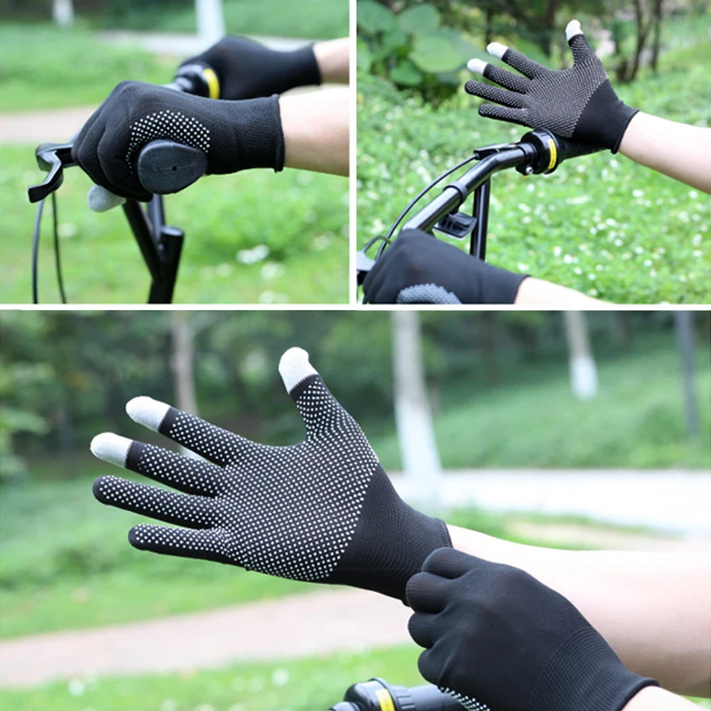 Motorcycle Cycling Anti-Slip Anti-Sweat Men Women Nylon All Finger Gloves Breathable Touch Screen Sports Bicycle Glove
Motorcycle Cycling Anti-Slip Anti-Sweat Men Women Nylon All Finger Gloves Breathable Touch Screen Sports Bicycle Glove