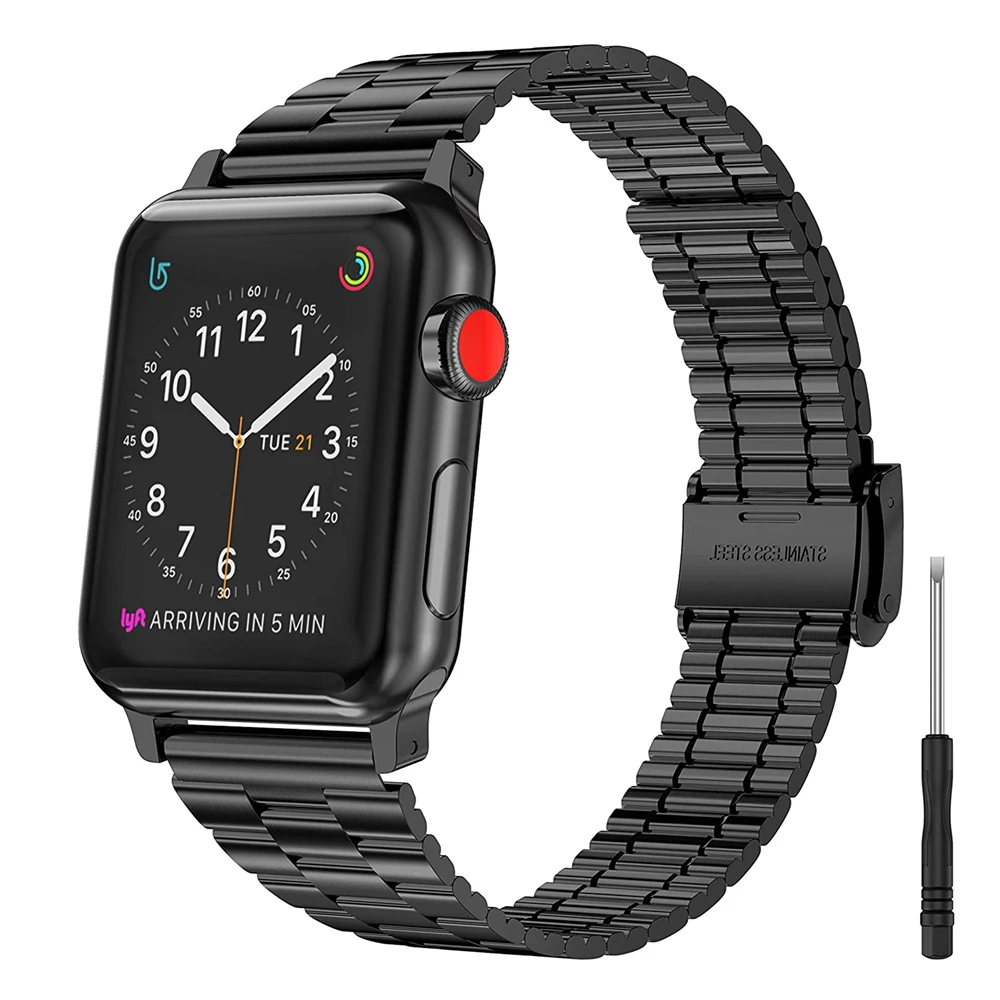 Ремешок из нержавеющей стали для Apple Watch Band 40 мм 38 мм 44 мм 42 мм, тонкий металлический браслет для iWatch SE Series 6/5/4/3/2/1
Ремешок из нержавеющей стали для Apple Watch Band 40 мм 38 мм 44 мм 42 мм, тонкий металлический браслет для iWatch SE Series 6/5/4/3/2/1