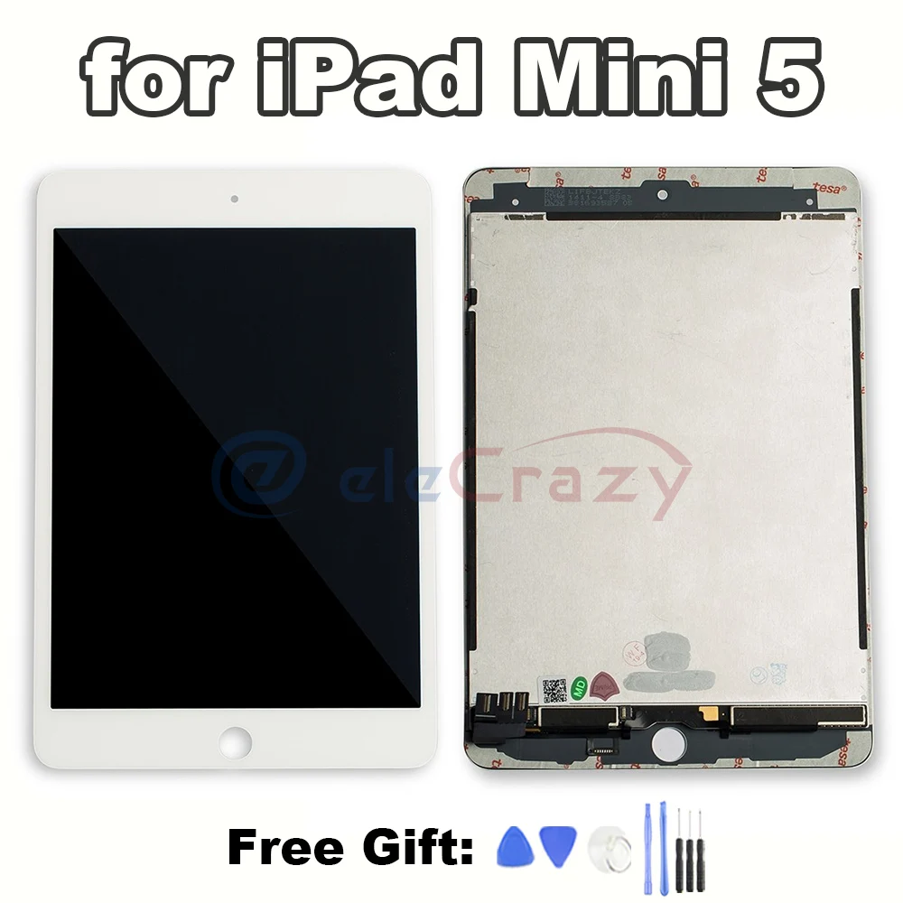 

AAA+ for iPad Mini 5 Mini5 2019 LCD Display with Touch Screen Digitizer Assembly 5th Generation A2126 A2124 A2133 Replacement