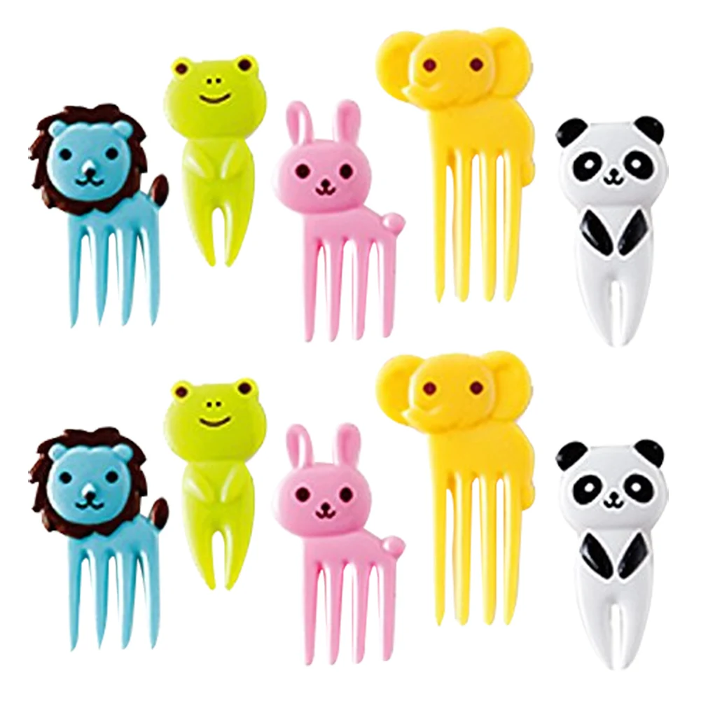 New CuteZCute Bento environmental protection colorful animal mini lunch sign children's fruit fork kitchen accessories
New CuteZCute Bento environmental protection colorful animal mini lunch sign children's fruit fork kitchen accessories