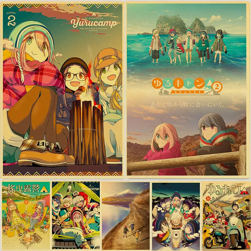Cute Anime Movie Yuru Camp Print and Poster Retro Style Home Baby Bedroom Decor Canvas Painting Wall Art Decor Stickers Pictures
Cute Anime Movie Yuru Camp Print and Poster Retro Style Home Baby Bedroom Decor Canvas Painting Wall Art Decor Stickers Pictures