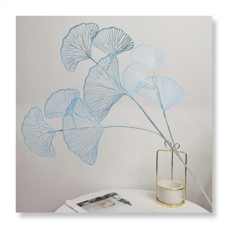 Fake Wedding Ginkgo Leaf Flowers Branch Artificial Leaves Home Shop Decor | Дом и сад