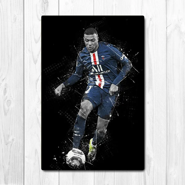 New KylianMbappe B Soccer Football Player Art Wall Decor Tin Sign Vintage Garage Sign Bar Club Cafe Garage Farm Decor
New KylianMbappe B Soccer Football Player Art Wall Decor Tin Sign Vintage Garage Sign Bar Club Cafe Garage Farm Decor