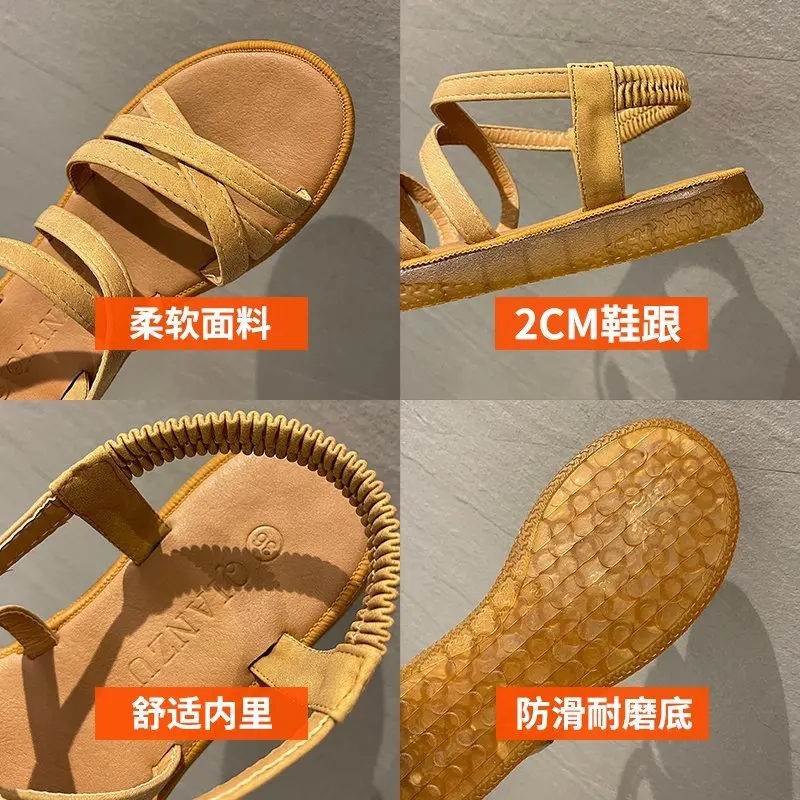 Beach Sandal Woman Luxury Soft Suit Female Beige Summer Heels Shoes Lady 2021 Anti-Skid Black Fashion Comfort Girls New Low
Beach Sandal Woman Luxury Soft Suit Female Beige Summer Heels Shoes Lady 2021 Anti-Skid Black Fashion Comfort Girls New Low