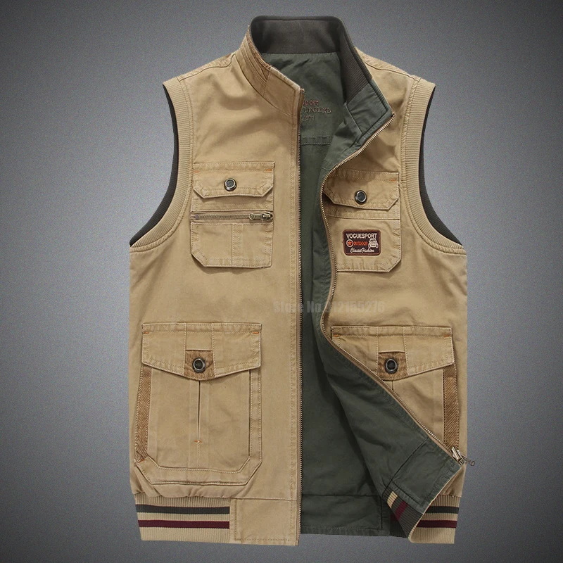 Жилет Мужской двухсторонний из хлопка, жилет размера оверсайз с несколькими карманами для отдыха на открытом воздухе, рыбалки, фотосъемки, ...
Жилет Мужской двухсторонний из хлопка, жилет размера оверсайз с несколькими карманами для отдыха на открытом воздухе, рыбалки, фотосъемки, ...