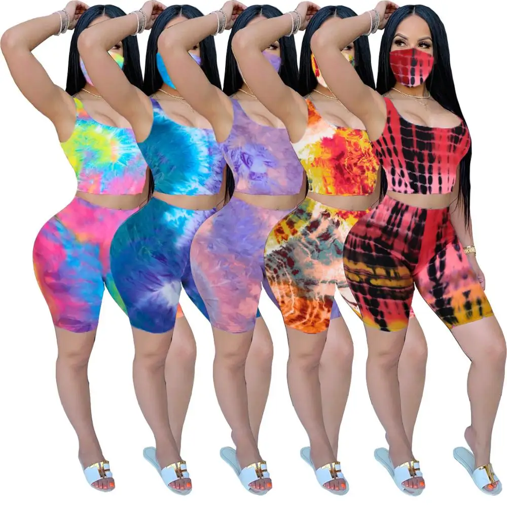 Two Piece Set Outfits Crop Tops and Biker Shorts Set Summer Matching Sets Gym Fitness Sportwear Summer Clothes for Women
Two Piece Set Outfits Crop Tops and Biker Shorts Set Summer Matching Sets Gym Fitness Sportwear Summer Clothes for Women