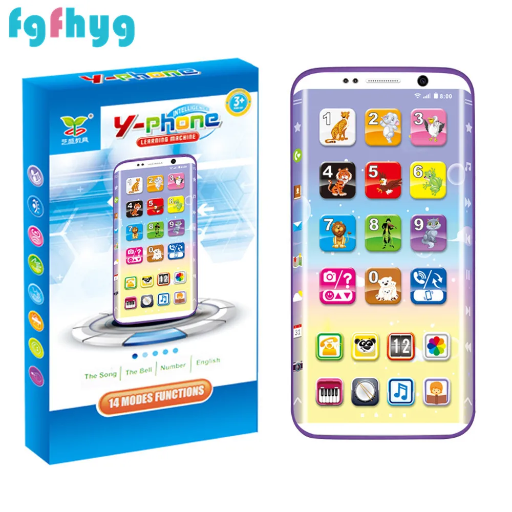 Детские игрушки 2020Top HotKids умный телефон с зарядкой игрушка музыка звук светильник