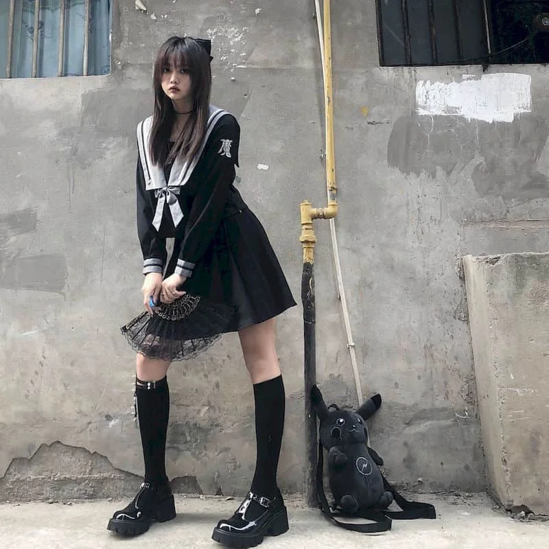 Autumn Spring JK Uniform Women Tops V-Neck Blouse Black Skirt Sets Janpan Students Suits Female Pullovers
Autumn Spring JK Uniform Women Tops V-Neck Blouse Black Skirt Sets Janpan Students Suits Female Pullovers