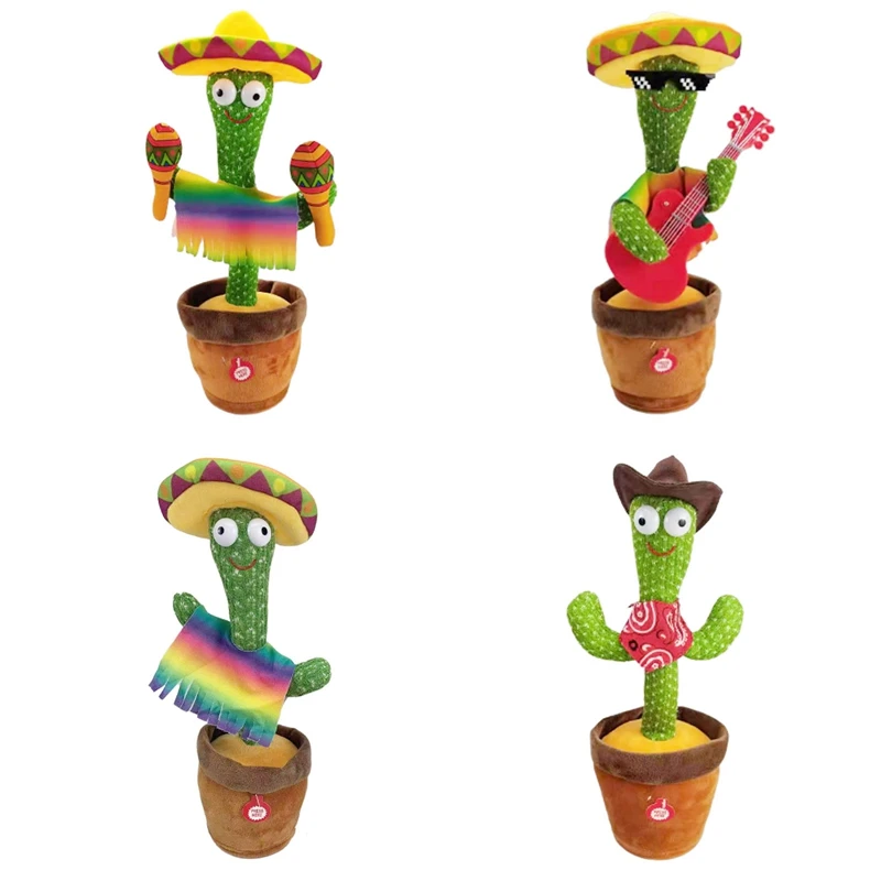 Dancing Cactus Plush Toy Electric Singing 120 Songs Dancing And Twisting Cactus Luminous Recording Learn To Speak Twisting Plush
Dancing Cactus Plush Toy Electric Singing 120 Songs Dancing And Twisting Cactus Luminous Recording Learn To Speak Twisting Plush