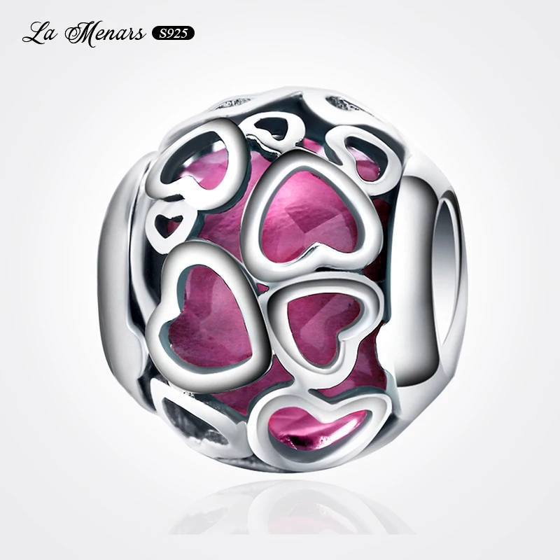 Purple Zircon Love Heart Bead Fit Original Pandora Charm Bracelet Genuine Silver Plating For Women DIY Jewelry Making
Purple Zircon Love Heart Bead Fit Original Pandora Charm Bracelet Genuine Silver Plating For Women DIY Jewelry Making