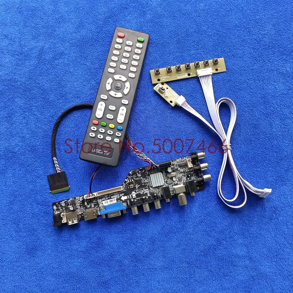 Fit LTN140AT20-D01/B01/301/401/501 screen AV VGA USB DVB 3663 TV digital upgrade 1366*768 40 pin LVDS LCD drive board Kit
Fit LTN140AT20-D01/B01/301/401/501 screen AV VGA USB DVB 3663 TV digital upgrade 1366*768 40 pin LVDS LCD drive board Kit