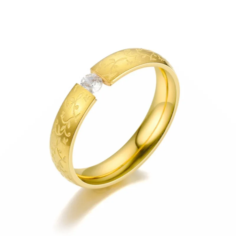 BG-117 Stainless steel diamond ring female European and American retro creative carving Korean version of zircon couple ring
BG-117 Stainless steel diamond ring female European and American retro creative carving Korean version of zircon couple ring