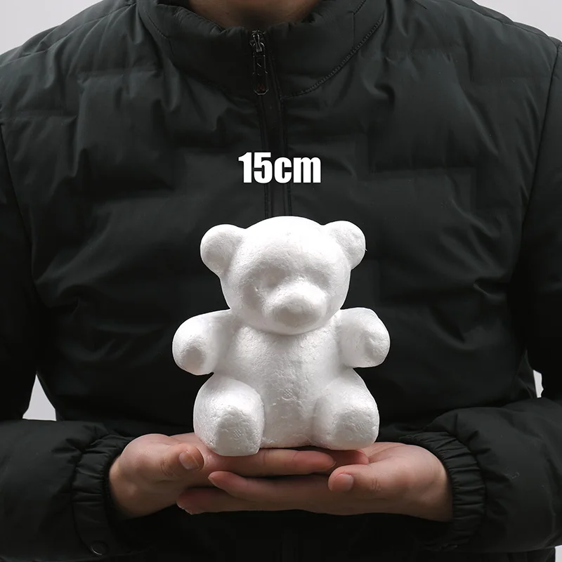 1pcs 15cm-30cm Various Sizes Foam Rose Bear Mold DIY For Gift Polystyrene Styrofoam Foam Ball Artificial Rose Flowers BeaR
1pcs 15cm-30cm Various Sizes Foam Rose Bear Mold DIY For Gift Polystyrene Styrofoam Foam Ball Artificial Rose Flowers BeaR