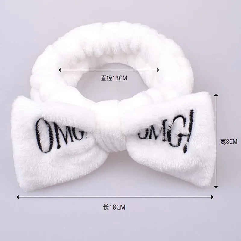 Korean Flannel Headband, Cute Bowknot Wash Headwear, Embroidered Letters OMG Multicolor Face Wash Hair Accessory
Korean Flannel Headband, Cute Bowknot Wash Headwear, Embroidered Letters OMG Multicolor Face Wash Hair Accessory