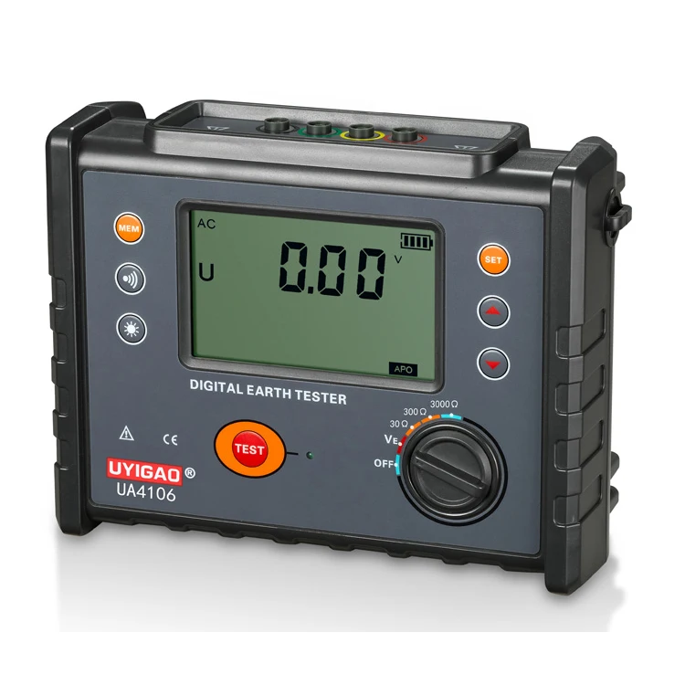 9999 counts 1.5% Accuracy Test voltage 3700V 3 & 4 Pole Digital Earth Resistance Clamp Meter
9999 counts 1.5% Accuracy Test voltage 3700V 3 & 4 Pole Digital Earth Resistance Clamp Meter