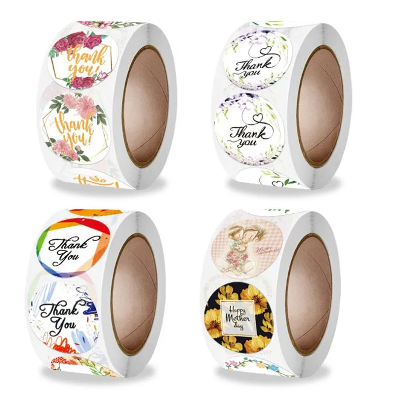 500pcs 2.5cm Round seal Thank You Flower sticker Floral design Mother's Day label gift craft decoration
500pcs 2.5cm Round seal Thank You Flower sticker Floral design Mother's Day label gift craft decoration