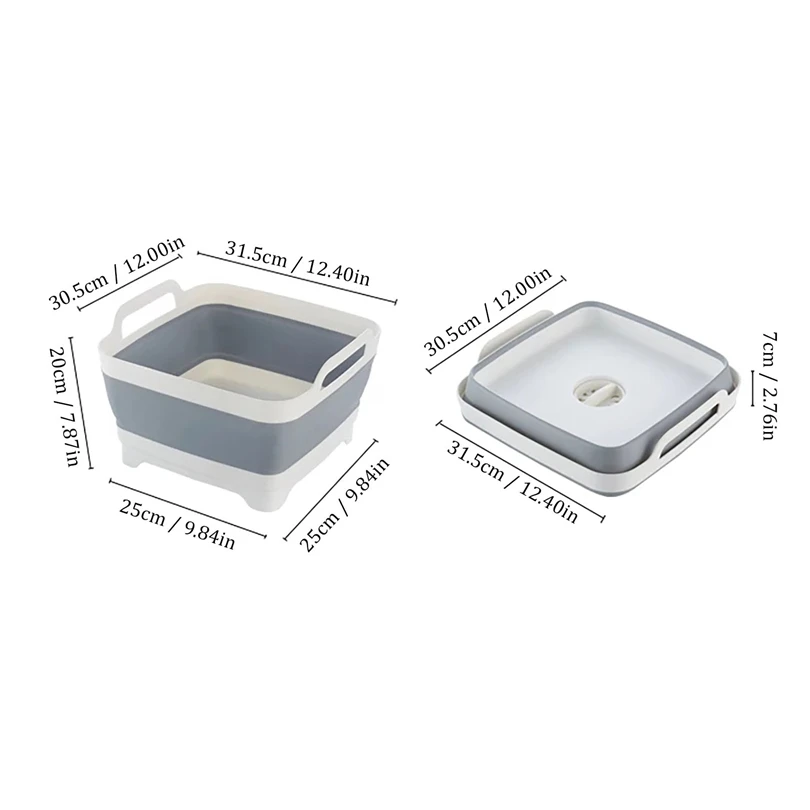 Sink Folding Square Vegetable Washing Basin Drain Basket Portable Traveling Vegetable Washing Ice Bucket Fruit Basin J30
Sink Folding Square Vegetable Washing Basin Drain Basket Portable Traveling Vegetable Washing Ice Bucket Fruit Basin J30