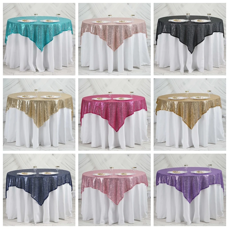 Glitter Sequin Tablecloth Overlay Poly Table Cloth For Wedding Event Party Hotel Decoration
Glitter Sequin Tablecloth Overlay Poly Table Cloth For Wedding Event Party Hotel Decoration