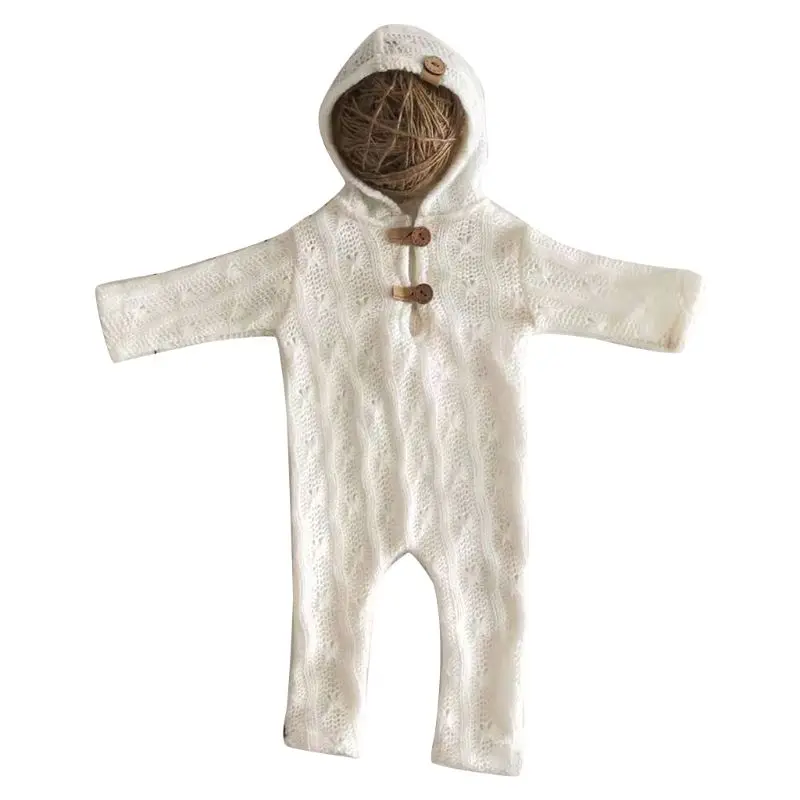 Newborn Photography Props Suit Romper with Hat Long Sleeve Jumpsuits Bodysuit Handmade Knit Outfit Clothing Infants Shower
Newborn Photography Props Suit Romper with Hat Long Sleeve Jumpsuits Bodysuit Handmade Knit Outfit Clothing Infants Shower